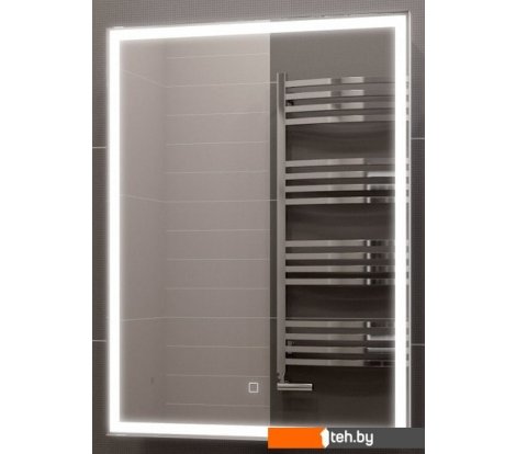  - Мебель для ванных комнат Континент Шкаф с зеркалом Allure Led 55x80 (левый) - Шкаф с зеркалом Allure Led 55x80 (левый)