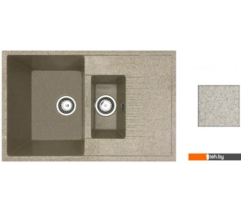  - Кухонные мойки БелЭворс Forma (темно-бежевый) - Forma (темно-бежевый)