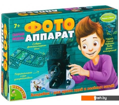  - Игры-опыты, эксперименты Bondibon Науки с Буки ФОТОаппарат ВВ2106 - Науки с Буки ФОТОаппарат ВВ2106