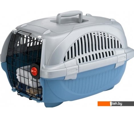 - Сумки, переноски для животных Ferplast Atlas Deluxe 20 Open (серый/голубой) - Atlas Deluxe 20 Open (серый/голубой)