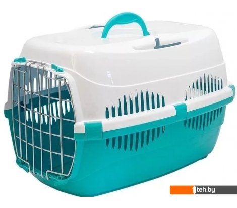  - Сумки, переноски для животных Zoom Спутник-2 4092 (бирюзовый/белый) - Спутник-2 4092 (бирюзовый/белый)