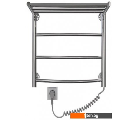  - Полотенцесушители Granula Классик 50x60 D32 с полкой и кнопкой - Классик 50x60 D32 с полкой и кнопкой