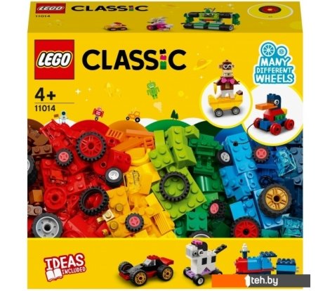  - Конструкторы LEGO Classic 11014 Кубики и колеса - Classic 11014 Кубики и колеса