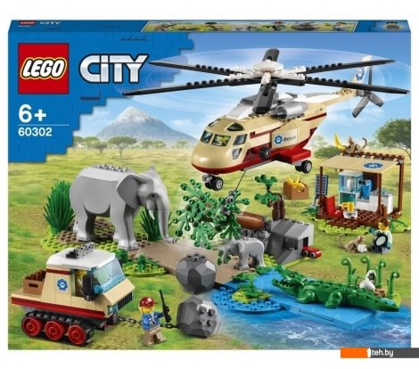  - Конструкторы LEGO City 60302 Операция по спасению зверей - City 60302 Операция по спасению зверей