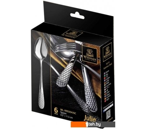  - Столовые приборы Wilmax Julia WL-999204/6C - Julia WL-999204/6C