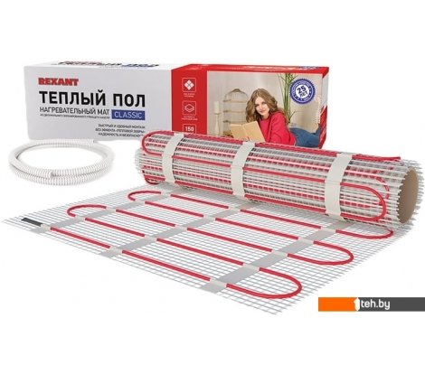  - Теплые полы Rexant Classic RNX-7.0-1050 7 кв.м. 1050 Вт - Classic RNX-7.0-1050 7 кв.м. 1050 Вт
