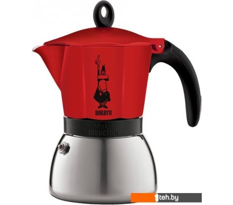  - Заварочные чайники, кофеварки, френч-прессы Bialetti Moka Induction (6 порций, красный) - Moka Induction (6 порций, красный)