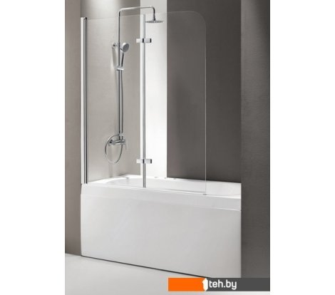  - Шторки и карнизы для ванн и поддонов Cezares ECO-O-V-21-120/140-C-Cr - ECO-O-V-21-120/140-C-Cr