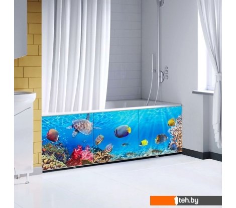  - Экраны под ванну Comfort Alumin Морское дно 3D 1.5 - Морское дно 3D 1.5