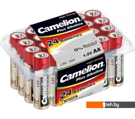  - Батарейки, аккумуляторы, зарядные Camelion AA 24 шт. [LR6-PB24] - AA 24 шт. [LR6-PB24]