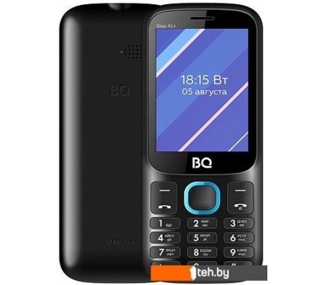  - Мобильные телефоны BQ BQ-2820 Step XL+ (черный/голубой) - BQ-2820 Step XL+ (черный/голубой)