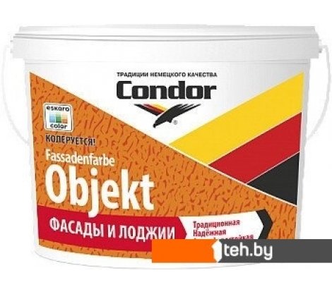  - Краски и эмали Condor Fassadenfarbe Objekt 15 кг (белый матовый) - Fassadenfarbe Objekt 15 кг (белый матовый)