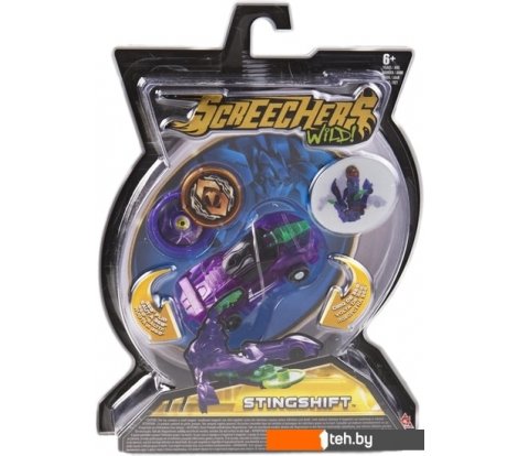  - Роботы, трансформеры, фигурки Screechers Wild Машинка-трансформер Стингшифт л1 - Машинка-трансформер Стингшифт л1