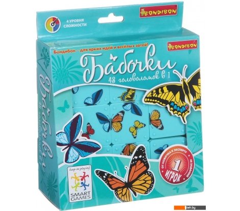  - Настольные игры Bondibon Бабочки [ВВ1352] - Бабочки [ВВ1352]