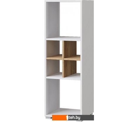  - Полки, стеллажи, системы хранения Горизонт Лайт Бокс 3 (белый/крафт золотой) - Лайт Бокс 3 (белый/крафт золотой)