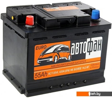  - Автомобильные аккумуляторы Автофан L (55 А·ч) - L (55 А·ч)