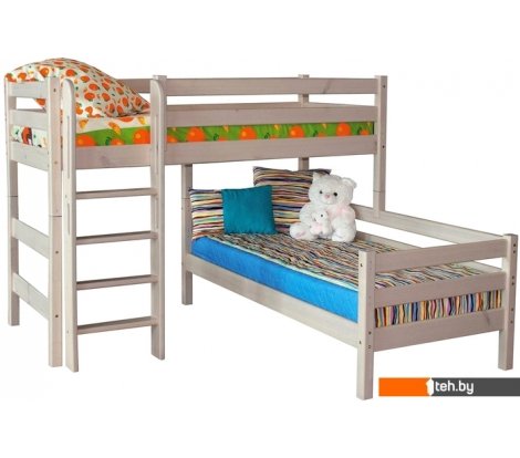  - Кровати Мебельград Соня вариант 7 (массив сосны прозрачный лак) - Соня вариант 7 (массив сосны прозрачный лак)