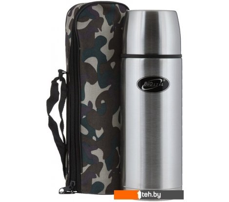  - Термосы, термокружки и многоразовые стаканы BIOSTAL Охота NBP-1000B Stainless Steel - Охота NBP-1000B Stainless Steel