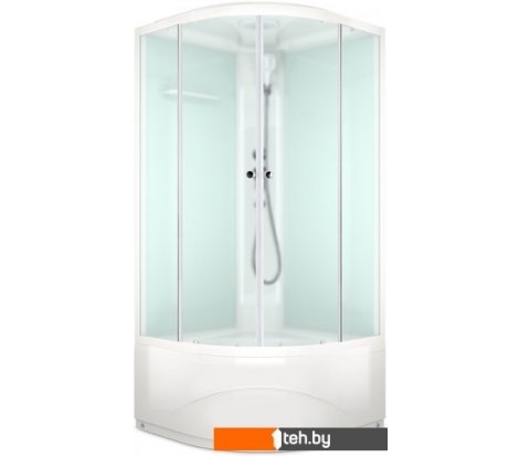  - Душевые кабины Domani-Spa Delight 88 High 80x80 (сатин матированное стекло/белый) - Delight 88 High 80x80 (сатин матированное стекло/белый)