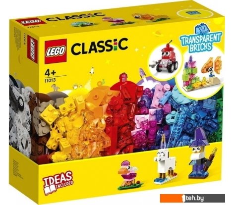  - Конструкторы LEGO Classic 11013 Прозрачные кубики - Classic 11013 Прозрачные кубики