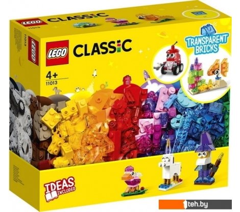  - Конструкторы LEGO Classic 11013 Прозрачные кубики - Classic 11013 Прозрачные кубики