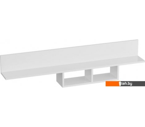  - Полки, стеллажи, системы хранения Мебельград Кельн 1380 (белый аляска/белый глянец) - Кельн 1380 (белый аляска/белый глянец)