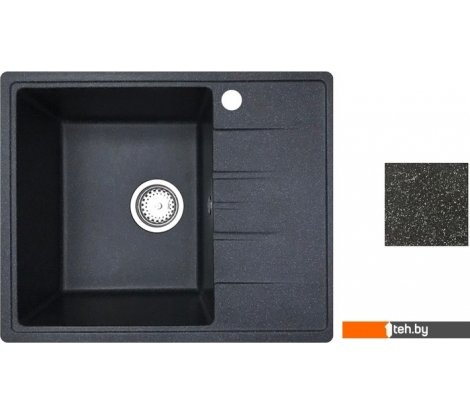 - Кухонные мойки БелЭворс Mila L (черный, без сифона) - Mila L (черный, без сифона)