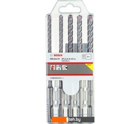 - Сверла, буры, зенкеры Bosch 2608833911 (5 предметов) - 2608833911 (5 предметов)