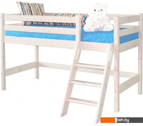  - Кровати Мебельград Соня вариант 12 (массив сосны белый) - Соня вариант 12 (массив сосны белый)