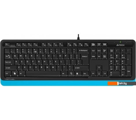  - Клавиатуры A4Tech Fstyler FK10 (черный/синий) - Fstyler FK10 (черный/синий)