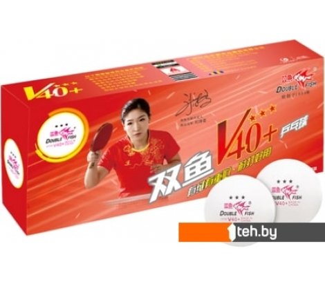  - Ракетки, мячи и аксессуары для настольного тенниса Double Fish V111F (3 звезды, 10 шт.) - V111F (3 звезды, 10 шт.)