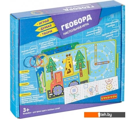  - Развивающие игрушки Bondibon Геоборд ВВ4983 - Геоборд ВВ4983