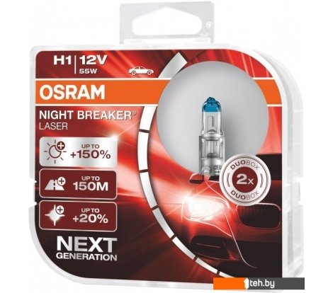  - Автомобильные лампы Osram H1 64150NL-HCB 2шт - H1 64150NL-HCB 2шт