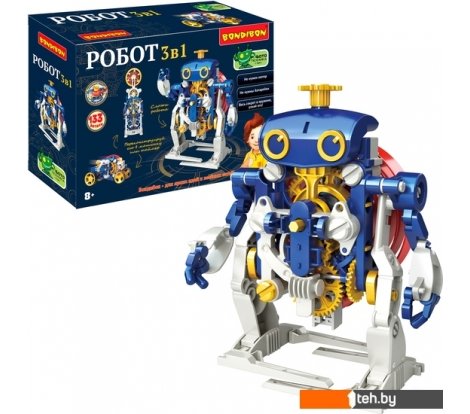  - Игры-опыты, эксперименты Bondibon Робототехника 3 в 1 ВВ5190 - Робототехника 3 в 1 ВВ5190