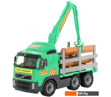  - Игрушечный транспорт Полесье Volvo автомобиль-лесовоз 8756 - Volvo автомобиль-лесовоз 8756