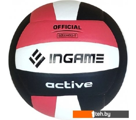  - Мячи Ingame Active (5 размер, белый/красный/черный) - Active (5 размер, белый/красный/черный)