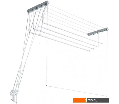  - Сушилки для белья Comfort Alumin Euro Premium потолочная 5 прутьев 130 см - Euro Premium потолочная 5 прутьев 130 см
