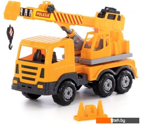  - Игрушечный транспорт Полесье Престиж автомобиль-кран №2 70579 - Престиж автомобиль-кран №2 70579