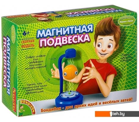  - Игры-опыты, эксперименты Bondibon Науки с Буки Магнитная подвеска ВВ2745 - Науки с Буки Магнитная подвеска ВВ2745