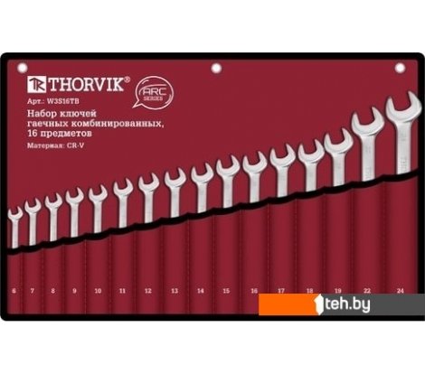  - Наборы инструментов Thorvik W3S16TB (16 предметов) - W3S16TB (16 предметов)
