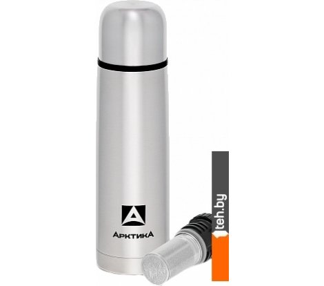  - Термосы, термокружки и многоразовые стаканы Арктика 101-500С 500мл (серебристый) - 101-500С 500мл (серебристый)