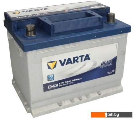  - Автомобильные аккумуляторы Varta Blue Dynamic D43 560 127 054 (60 А/ч) - Blue Dynamic D43 560 127 054 (60 А/ч)