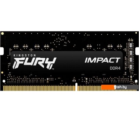  - Оперативная память Kingston FURY Impact 8GB DDR4 SODIMM PC4-25600 KF432S20IB/8 - FURY Impact 8GB DDR4 SODIMM PC4-25600 KF432S20IB/8