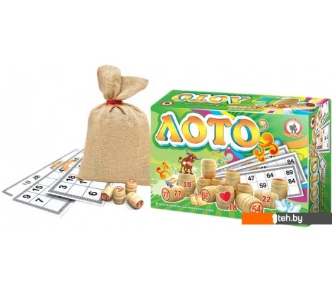  - Настольные игры Русский стиль Лото деревянное. Новинка - Лото деревянное. Новинка