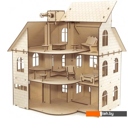 - Кукольные домики Eco-Wood-Art с лифтом - с лифтом