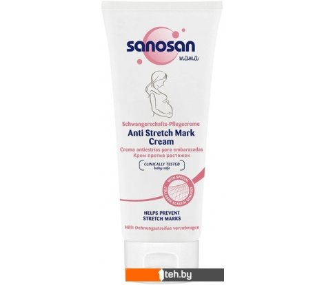  - Косметика по уходу за телом Sanosan Mama Крем против растяжек 200 мл - Mama Крем против растяжек 200 мл