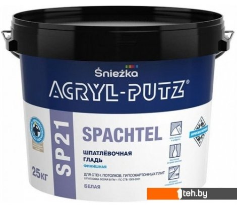  - Шпатлевка Sniezka Acryl-Putz SP21 Spachtel 15 кг (белый) - Acryl-Putz SP21 Spachtel 15 кг (белый)