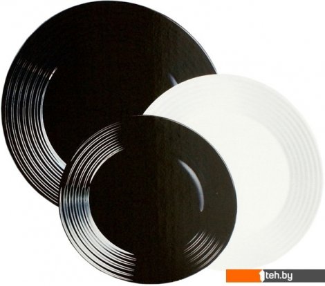  - Тарелки, салатники, блюда и наборы Luminarc Harena Black & White N1518 - Harena Black & White N1518