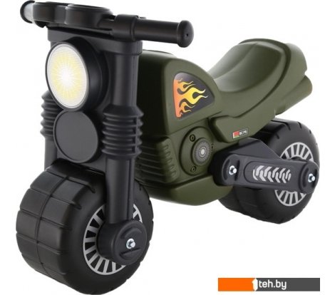  - Каталки, педальные машинки Полесье Моторбайк (военный) - Моторбайк (военный)
