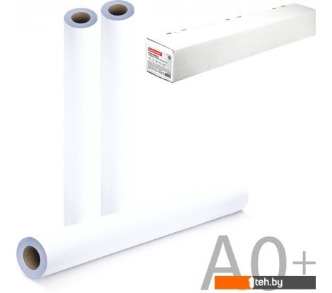  - Бумага и материалы для печати BRAUBERG 914 мм x 45 м 90 г/м2 110450 - 914 мм x 45 м 90 г/м2 110450